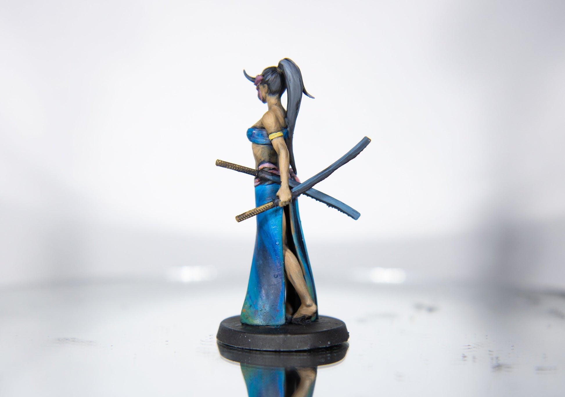 Masked Samurai - Lord of the Print Miniature | Dungeons & Dragons | Pathfinder | Tabletop