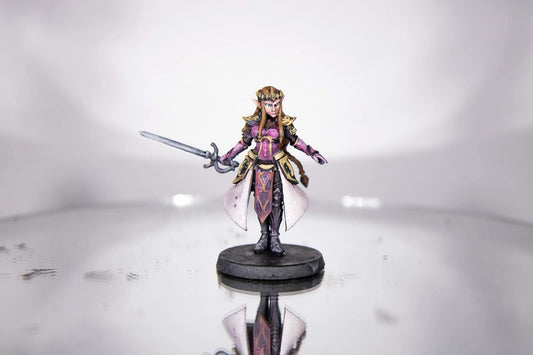 Zalidra, Elven Princess Painted Model - RN Estudio Printed Miniature | Dungeons & Dragons | Pathfinder | Tabletop