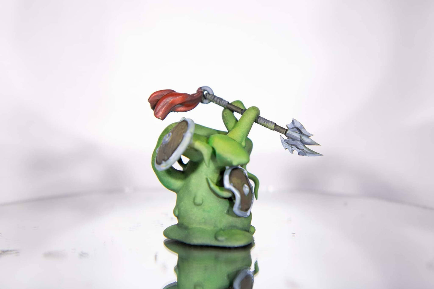 Plasmoid Spearman Painted Model - Twin Goddess Minis | Dungeons & Dragons | Pathfinder | Tabletop