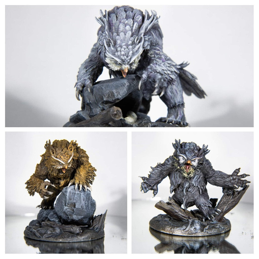 Owlbear Painted Model - Archvillain Games Printed Miniatures | Dungeons & Dragons | Pathfinder | Tabletop