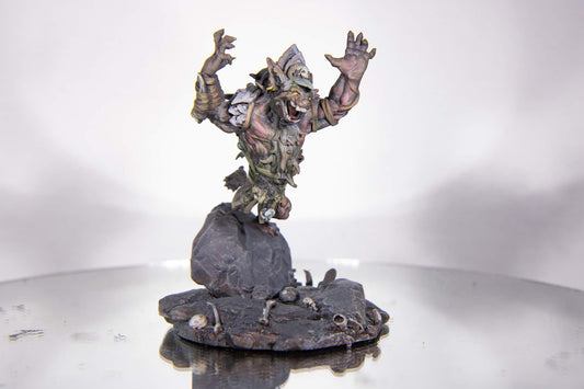 Gnoll Tacker Painted Model - Archvillain Games Printed Miniatures | Dungeons & Dragons | Pathfinder | Tabletop