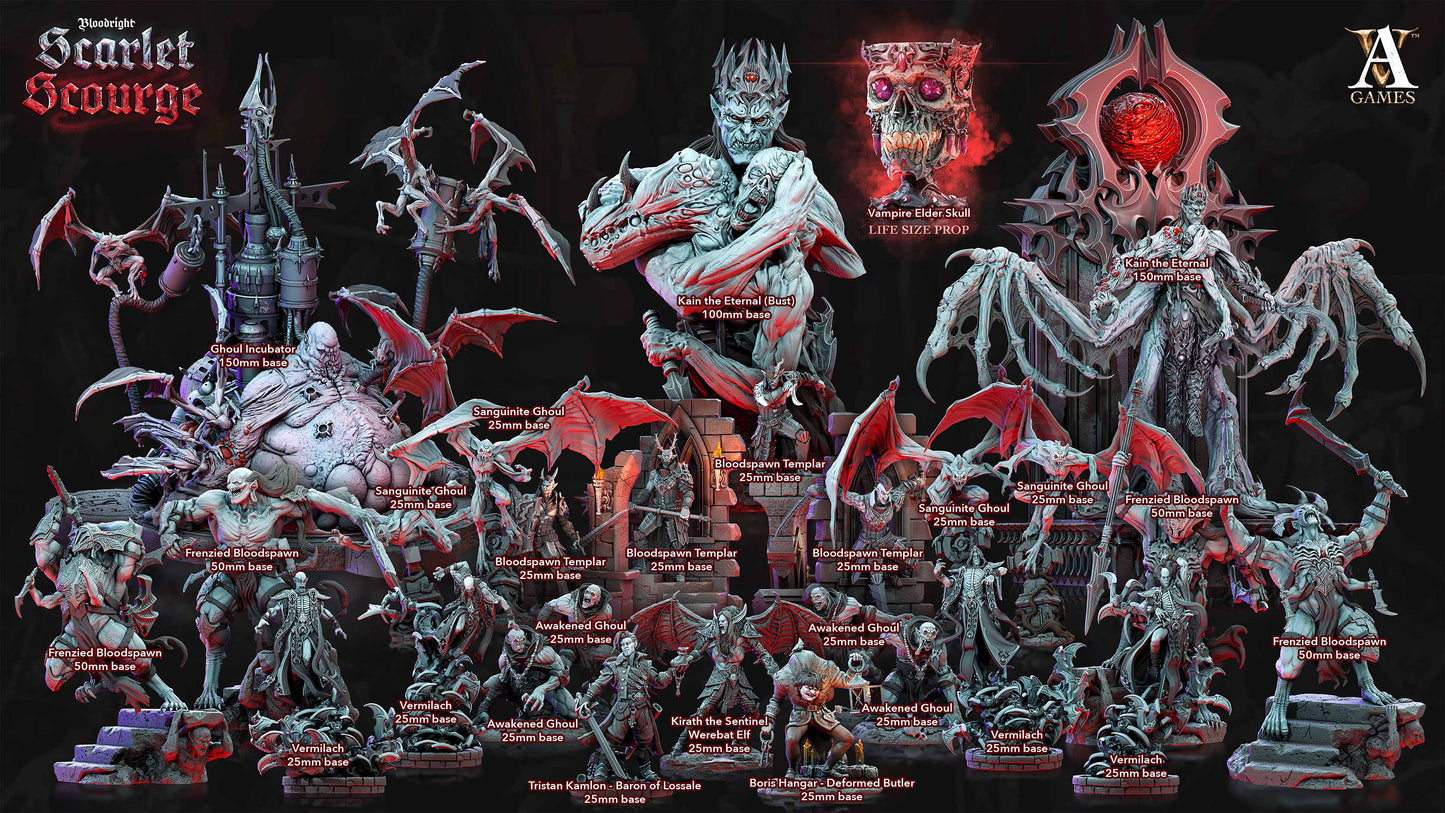 Frenzied Bloodspawns Bundle - 4 Archvillain Games Printed Miniatures | Dungeons & Dragons | Pathfinder | Tabletop