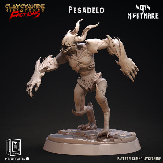 Pasadelo - Clay Cyanide Printed Model | Dungeons & Dragons | Pathfinder | Tabletop