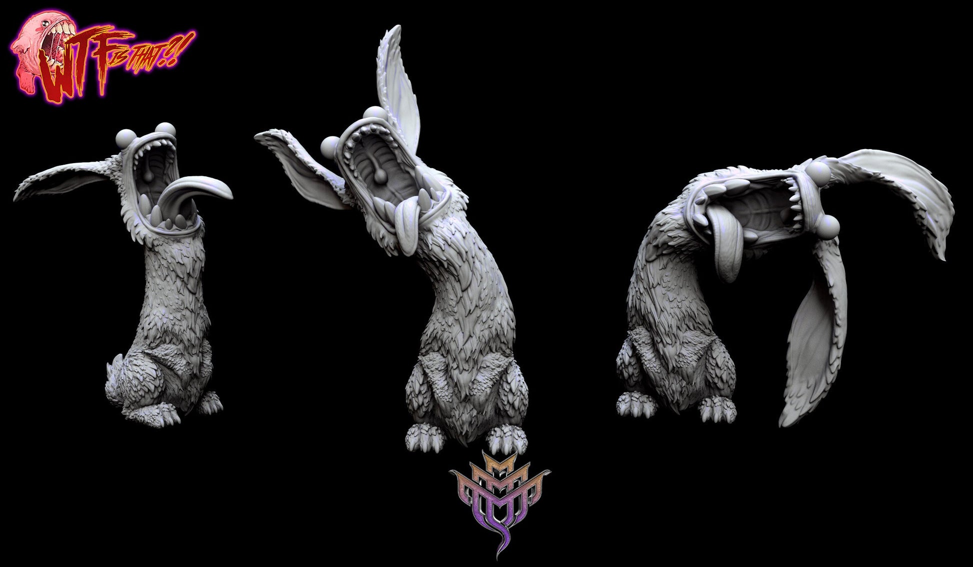 Cottontail Menaces - 5 Mini Monster Mayhem Printed Miniatures | Dungeons & Dragons | Pathfinder | Tabletop