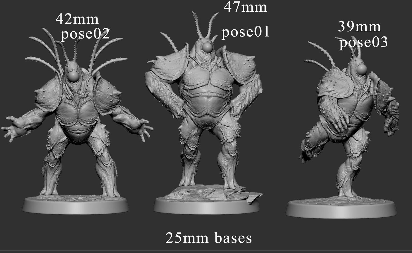 Juiced Up Plankton - Mini Monster Mayhem Printed Miniature | Dungeons & Dragons | Pathfinder | Tabletop
