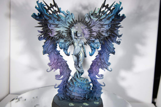 Angel, Solar Eclipsed Celestial Painted Model - Mini Monster Mayhem Printed Miniature | Dungeons & Dragons | Pathfinder | Tabletop
