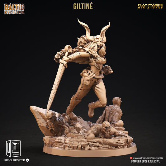 Giltine - Clay Cyanide Printed Model | Dungeons & Dragons | Pathfinder | Tabletop