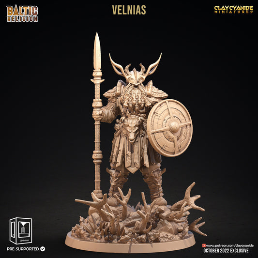 Velinias - Clay Cyanide Printed Model | Dungeons & Dragons | Pathfinder | Tabletop