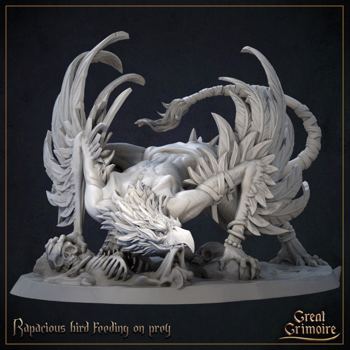 Rapacious Bird - Great Grimoire Printed Miniature | Dungeons & Dragons | Pathfinder | Tabletop