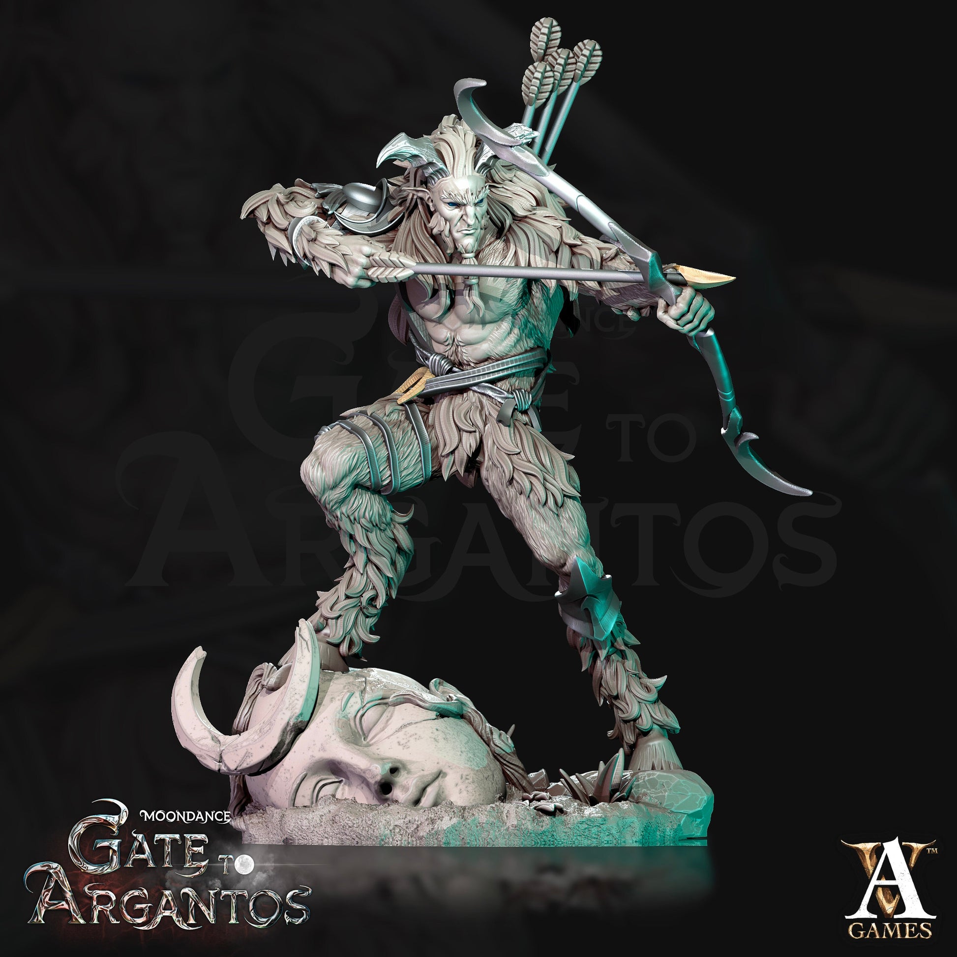 Celadren's Hunters bundle - 4 Archvillain Games Printed Miniatures | Dungeons & Dragons | Pathfinder | Tabletop