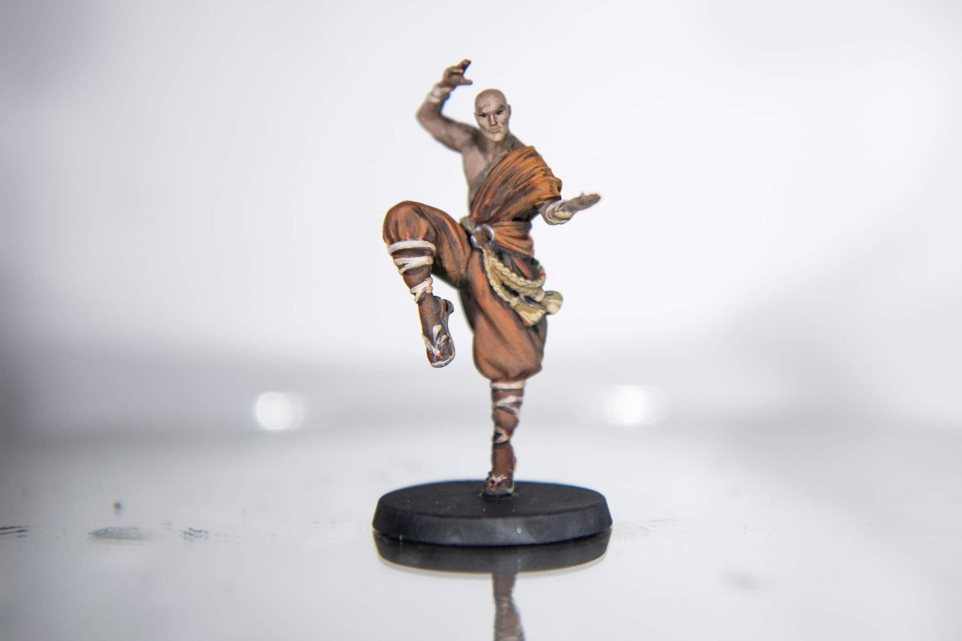 Exiled Monk - Great Grimoire Printed Miniature | Dungeons & Dragons | Pathfinder | Tabletop