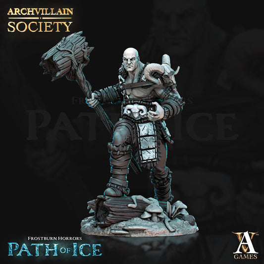 Kailo Hanjarnen, Ice Druid - Archvillain Games Printed Miniature | Dungeons & Dragons | Pathfinder | Tabletop