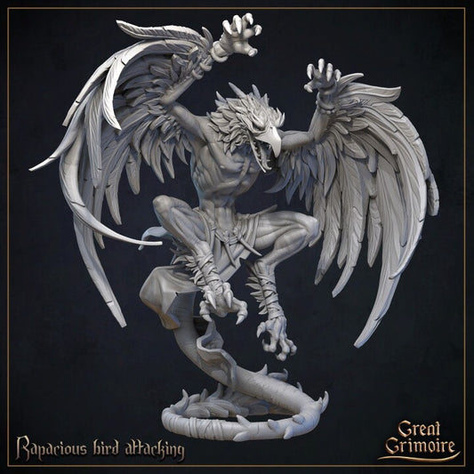 Rapacious Bird - Great Grimoire Printed Miniature | Dungeons & Dragons | Pathfinder | Tabletop