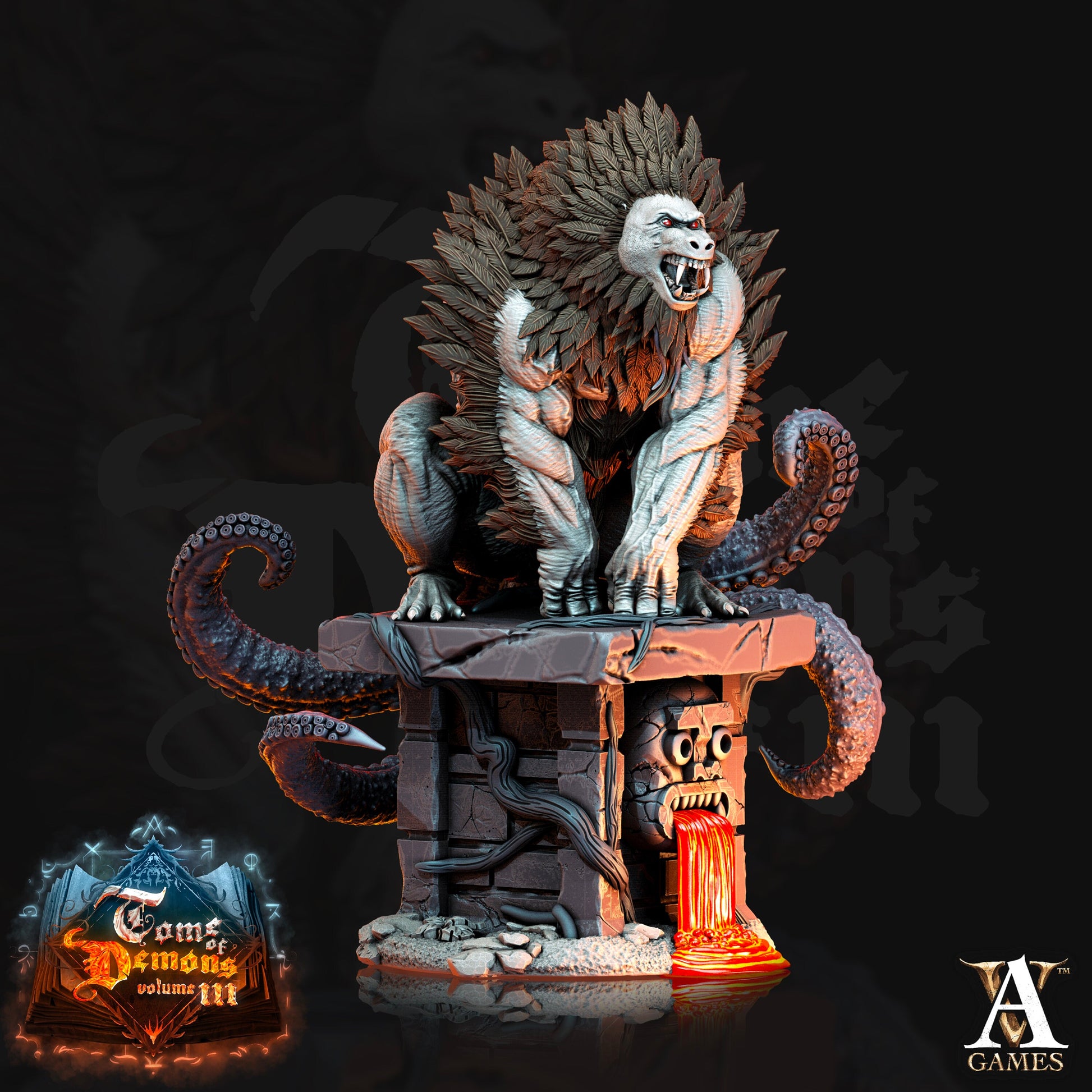 Teraton Shumba Bundle - 4 Archvillain Games Printed Miniatures | Dungeons & Dragons | Pathfinder | Tabletop