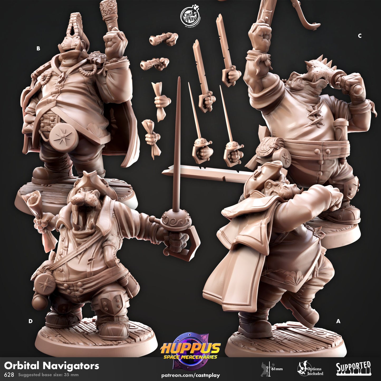 Astra Alchemist - Cast n Play Printed Miniature | Dungeons & Dragons | Pathfinder | Tabletop