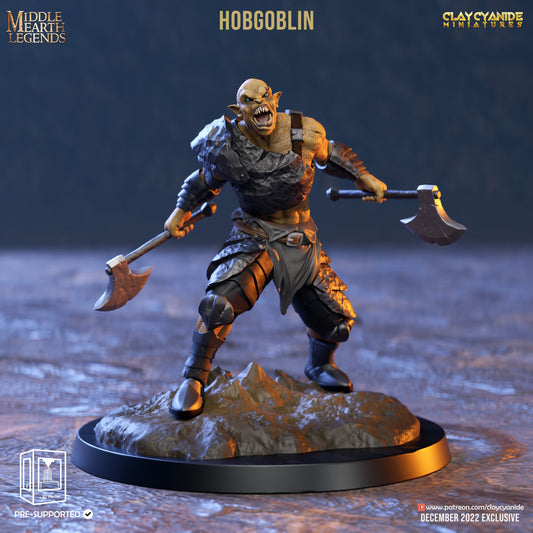 Hobgoblin - Clay Cyanide Printed Miniature | Dungeons & Dragons | Pathfinder | Tabletop