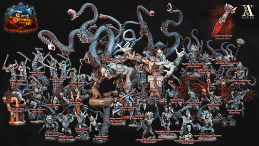 Tome of Demons vol. III Bundle - 25 Archvillain Games Printed Miniatures | Dungeons & Dragons | Pathfinder | Tabletop