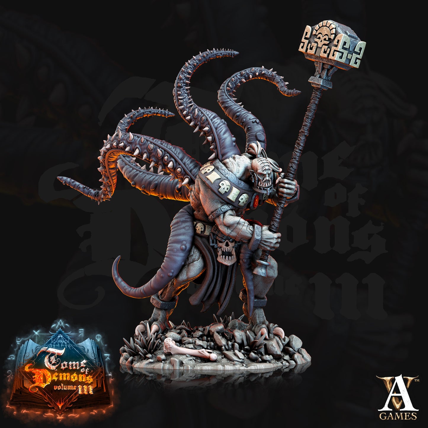 Qyintakla Abomination - Archvillain Games Printed Miniature | Dungeons & Dragons | Pathfinder | Tabletop