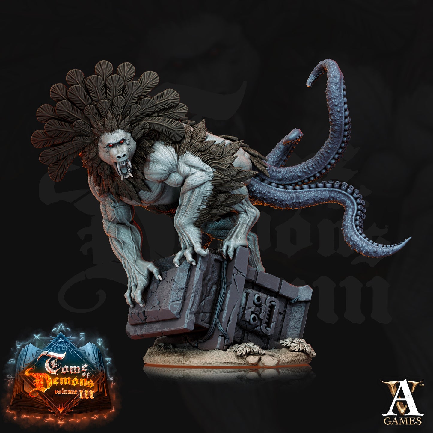 Teraton Shumba Bundle - 4 Archvillain Games Printed Miniatures | Dungeons & Dragons | Pathfinder | Tabletop