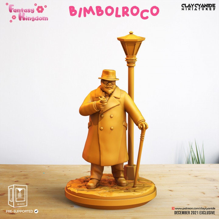 Bimbolroco - Clay Cyanide Printed Miniature | Dungeons & Dragons | Pathfinder | Tabletop