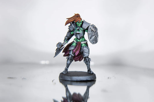 Ankh, Orc Forge Cleric Painted Model - Twin Goddess Minis | Dungeons & Dragons | Pathfinder | Tabletop