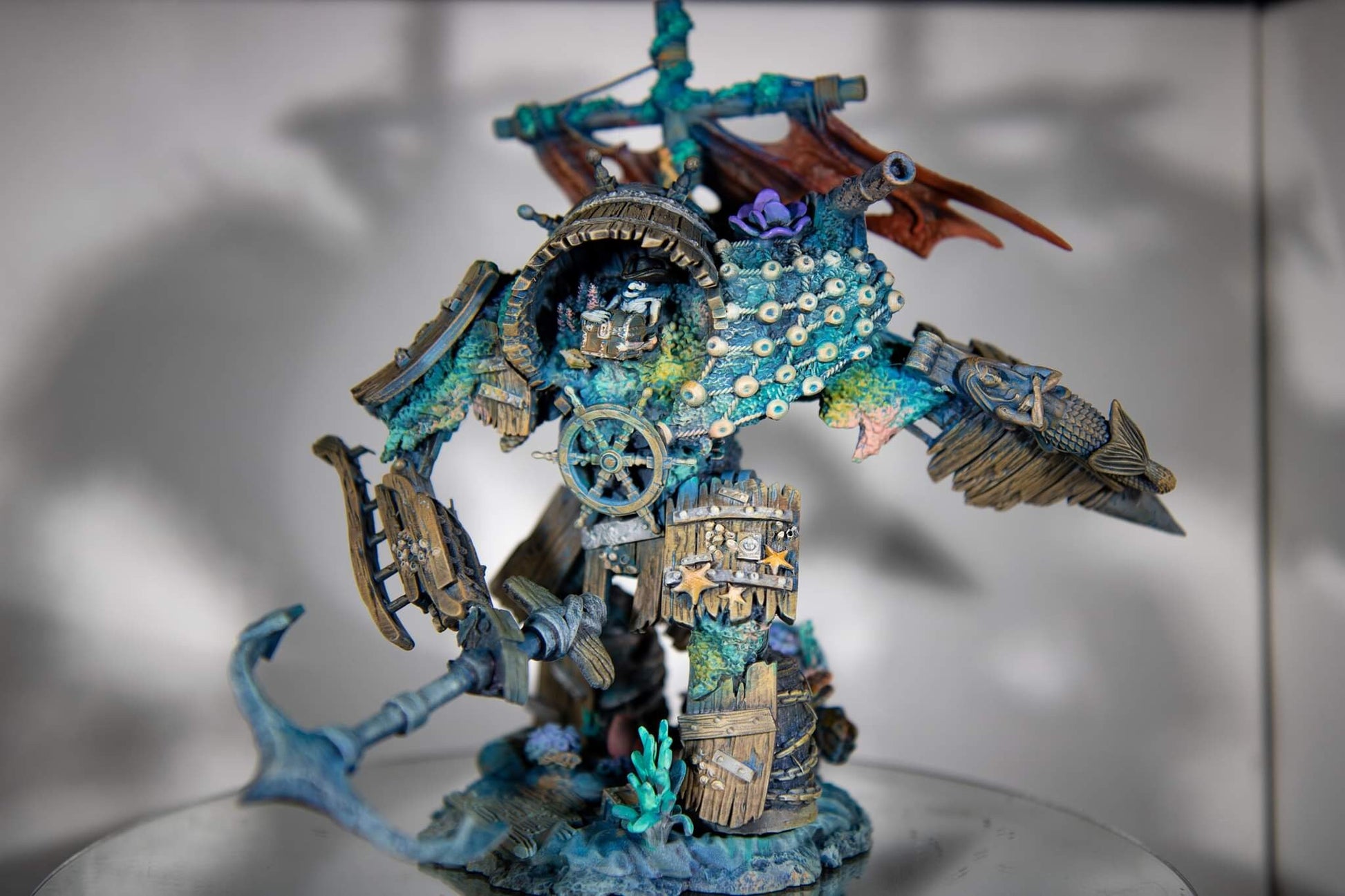 Nautindod, the Shipwreck Golem - Archvillain Games Printed Miniature | Dungeons & Dragons | Pathfinder | Tabletop