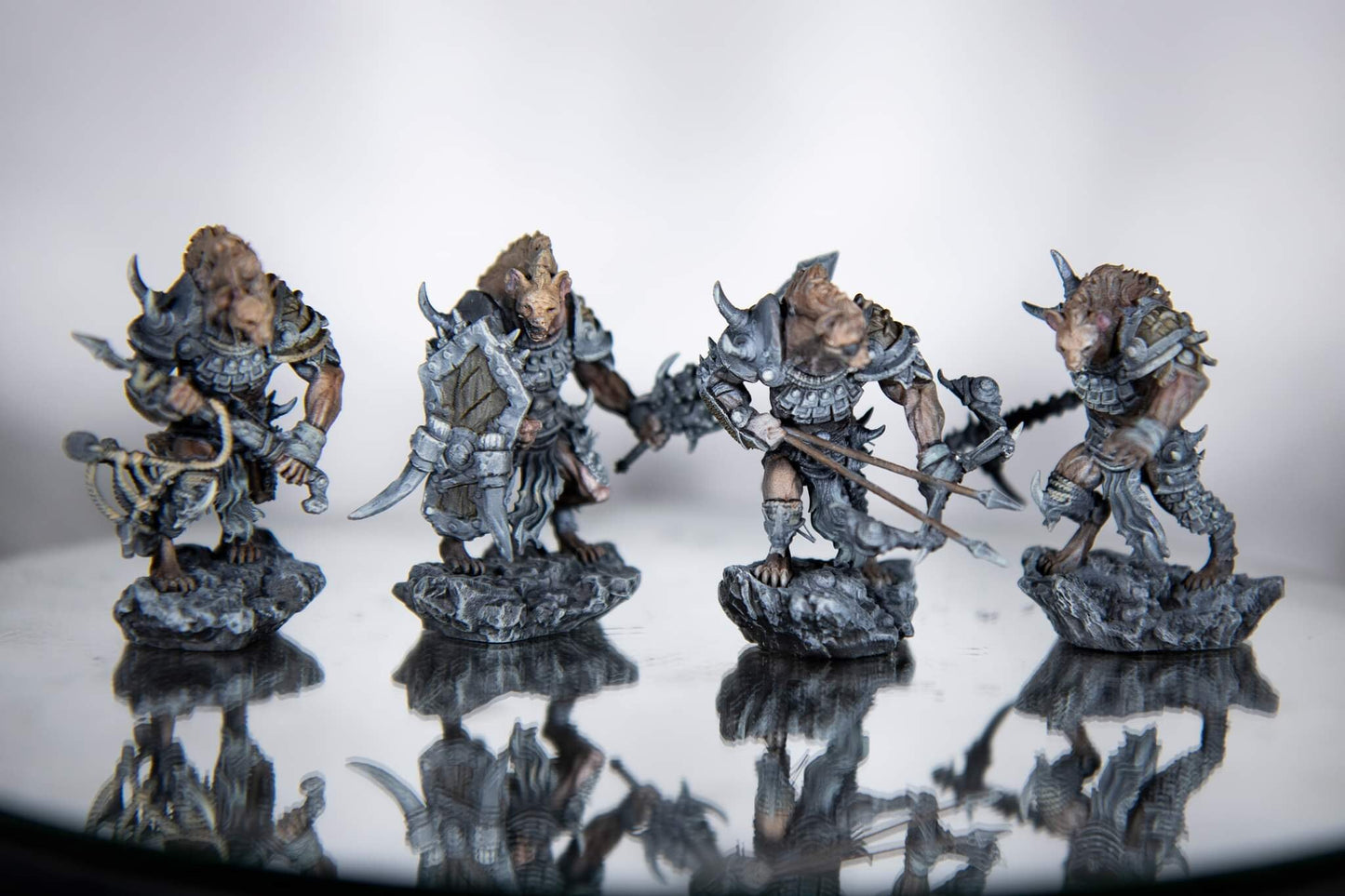 Gnoll Scouts Bundle - Archvillain Games Printed Miniatures | Dungeons & Dragons | Pathfinder | Tabletop