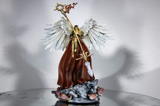 Judgement Deva Painted Model - Archvillain Games Printed Miniature | Dungeons & Dragons | Pathfinder | Tabletop