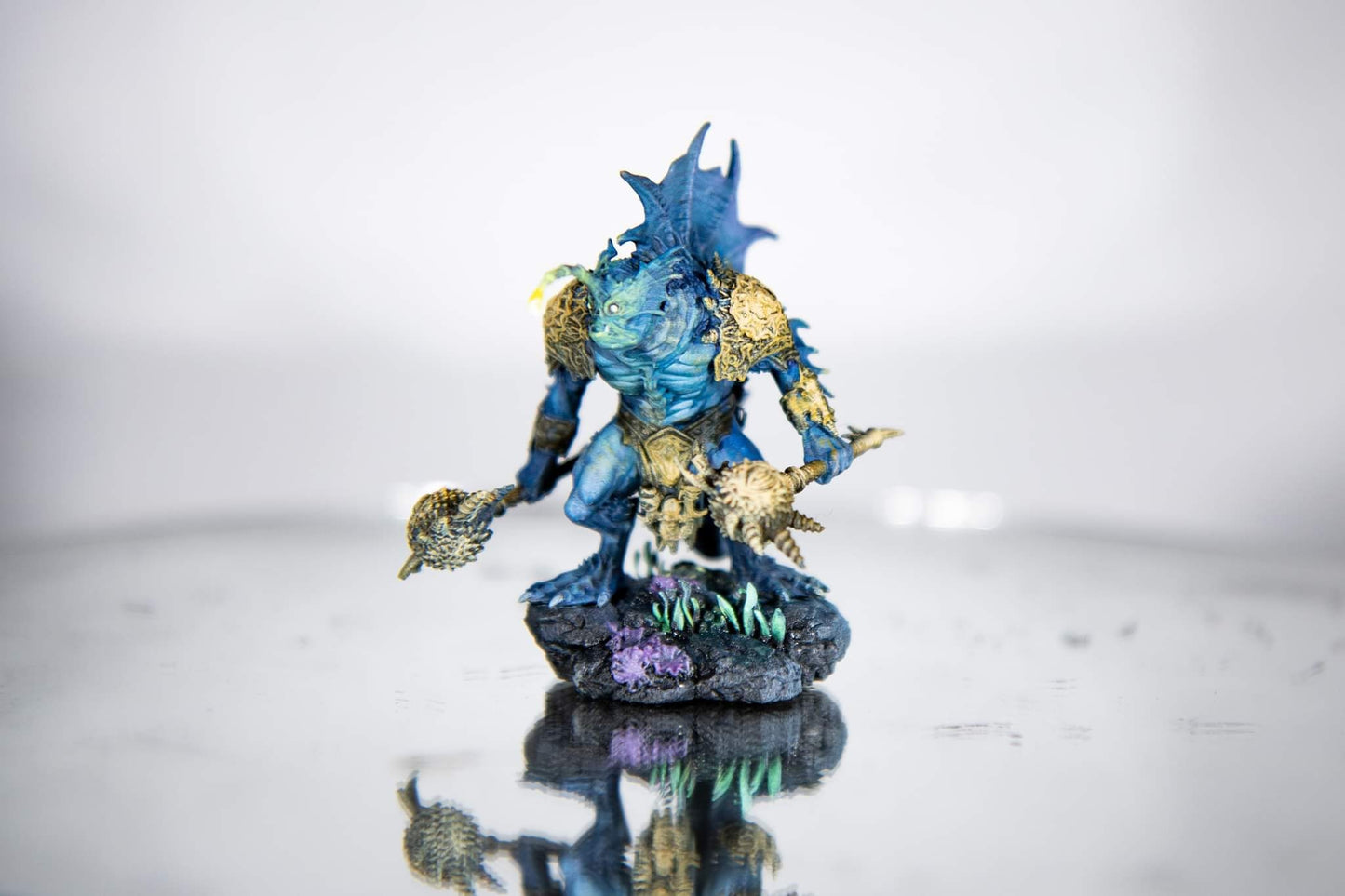 Shakarkha Seadevil Painted Model - Archvillain Games Miniature | Dungeons & Dragons | Pathfinder | Tabletop