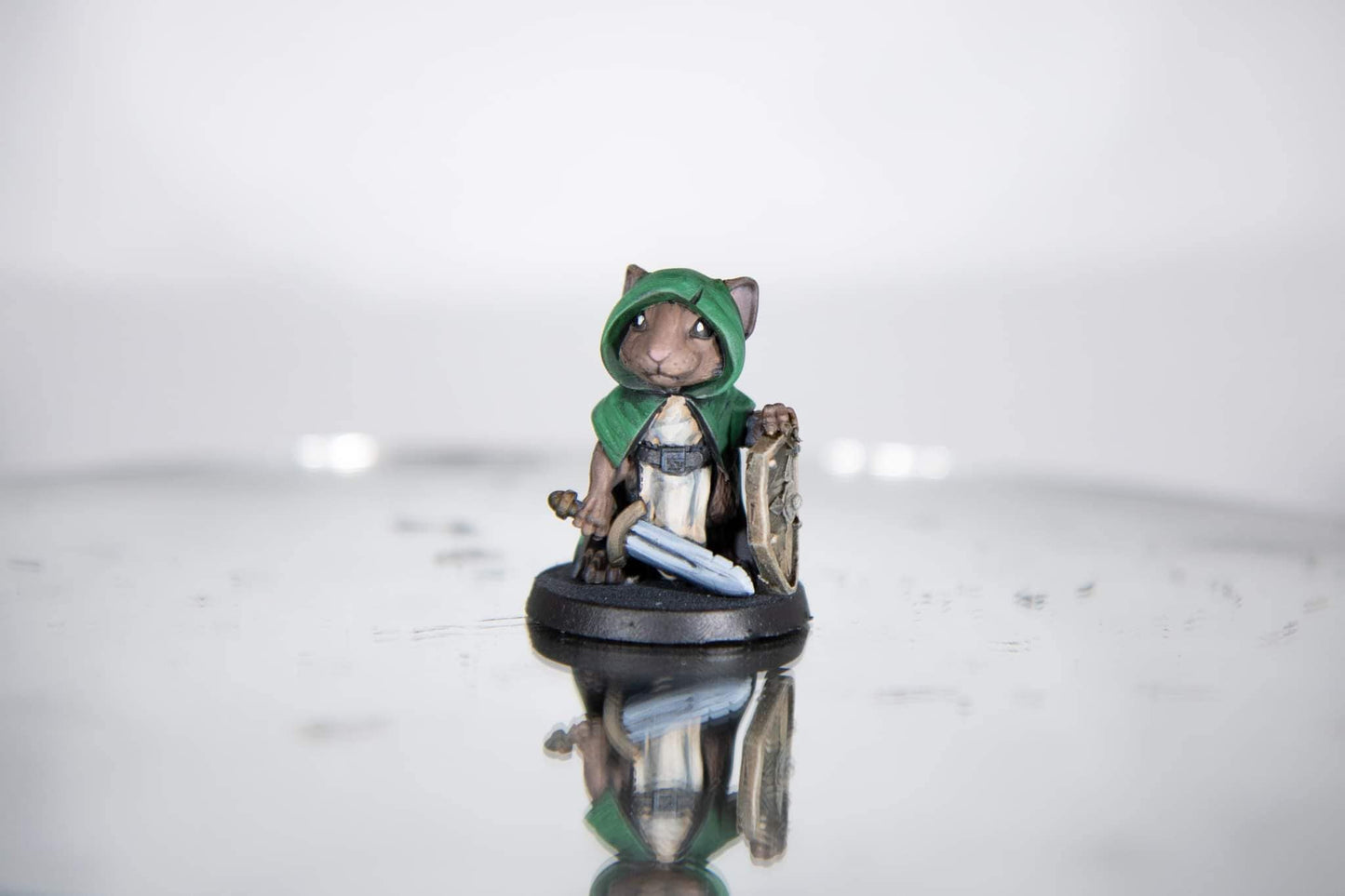 Mouslings with Swords - Duncan Shadow Printed Miniature | Dungeons & Dragons | Pathfinder | Tabletop