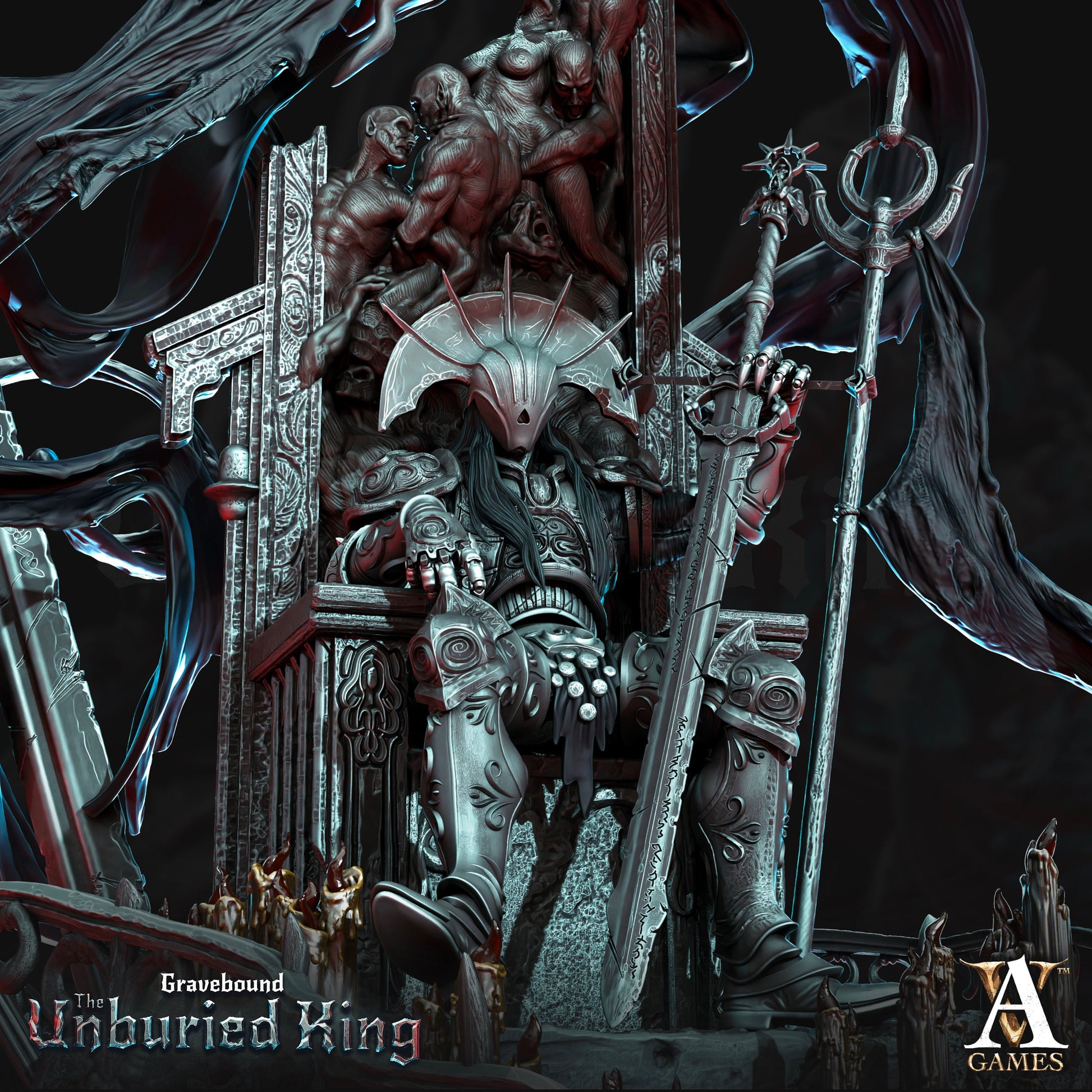 The Unburied King Bundle - Archvillain Games Miniature | Dungeons & Dragons | Pathfinder | Tabletop