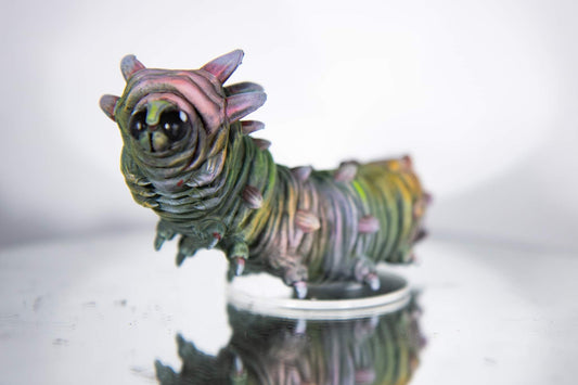 Caterpillar Painted Model - Duncan Shadow Printed Miniature | Dungeons & Dragons | Pathfinder | Tabletop
