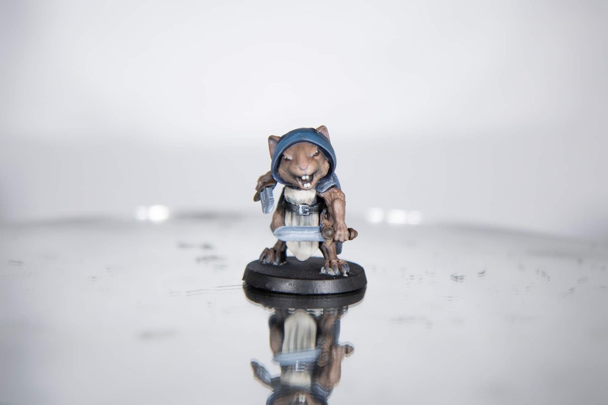 Mousling with Sword Painted Model - Duncan Shadow Printed Miniature | Dungeons & Dragons | Pathfinder | Tabletop