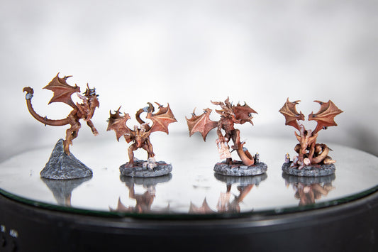 Phlegethian Imp Painted Model - Archvillain Games Printed Miniature | Dungeons & Dragons | Pathfinder | Tabletop