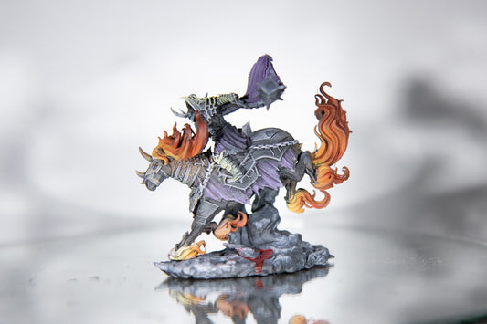 Hell Knight Painted Model - Archvillain Games Printed Miniature | Dungeons & Dragons | Pathfinder | Tabletop