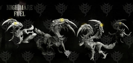 Fractured Beast - Mini Monster Mayhem Printed Miniature | Dungeons & Dragons | Pathfinder | Tabletop