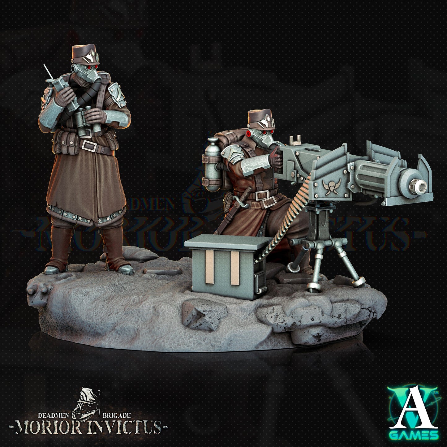 Morior Heavy Infantry Bundle - 5 Archvillain Games Printed Miniatures | Dungeons & Dragons | Pathfinder | Tabletop