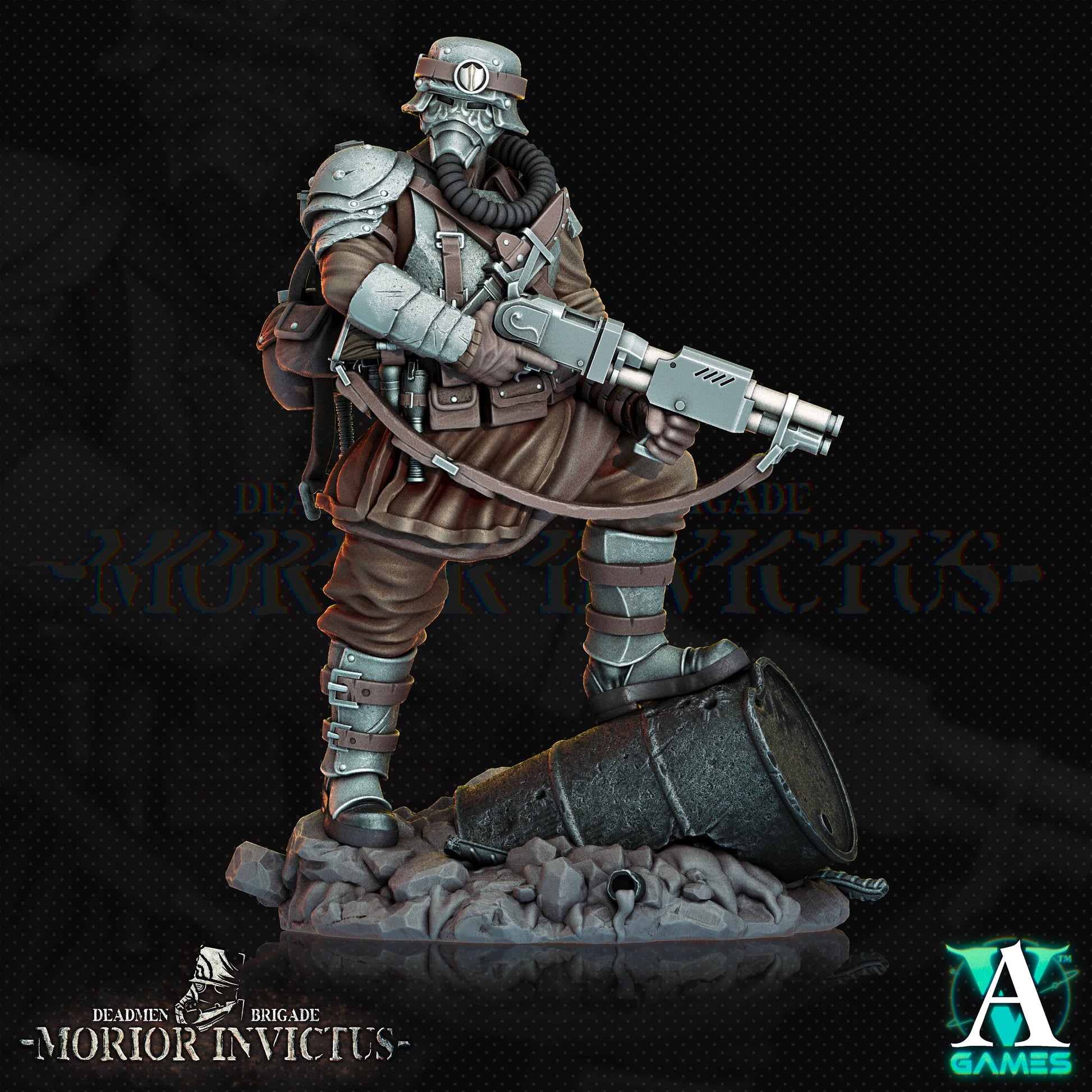 Morion Shocktrooper - Archvillain Games Printed Miniature | Dungeons & Dragons | Pathfinder | Tabletop