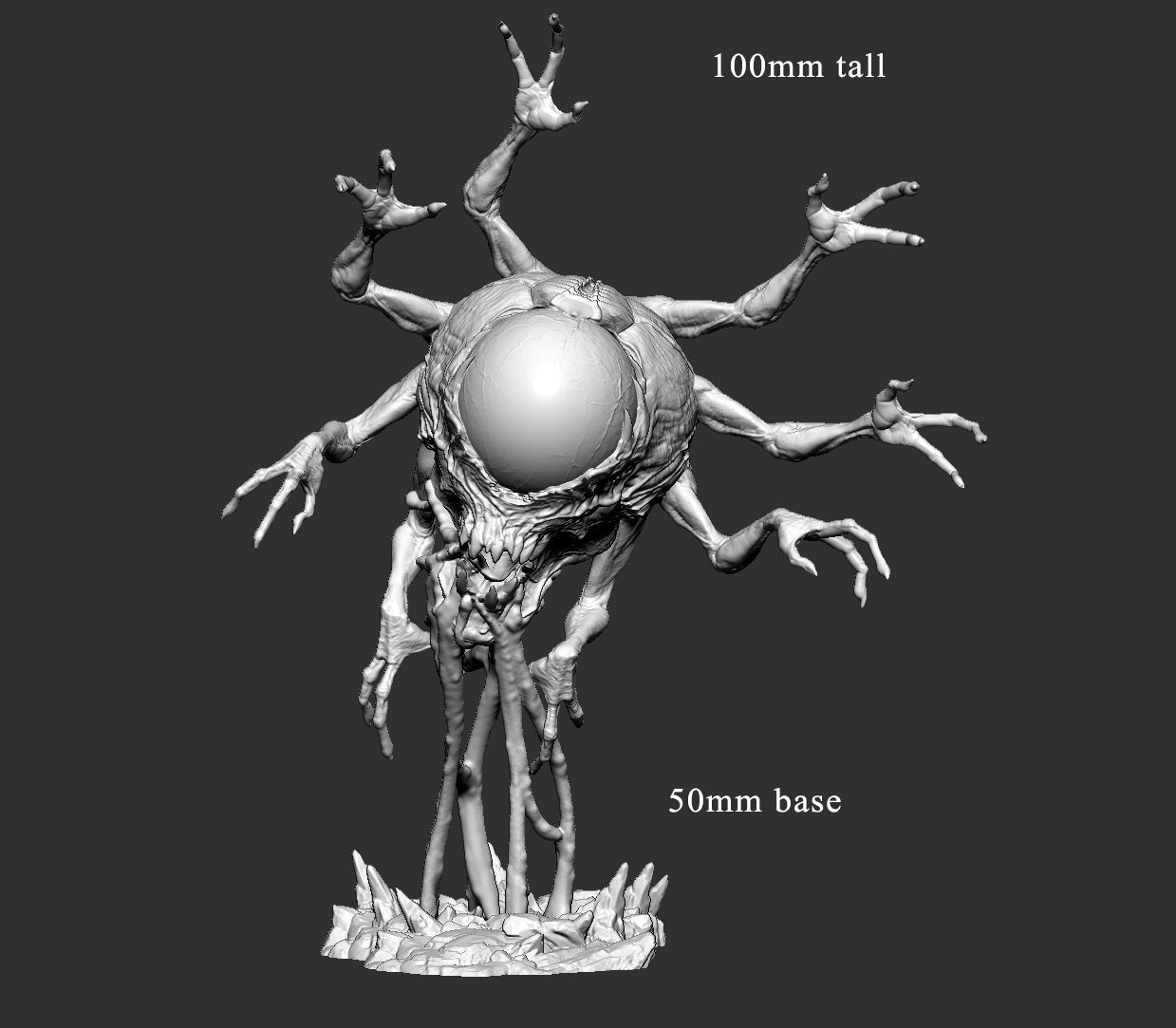 Wandering Eye - Mini Monster Mayhem Printed Miniature | Dungeons & Dragons | Pathfinder | Tabletop