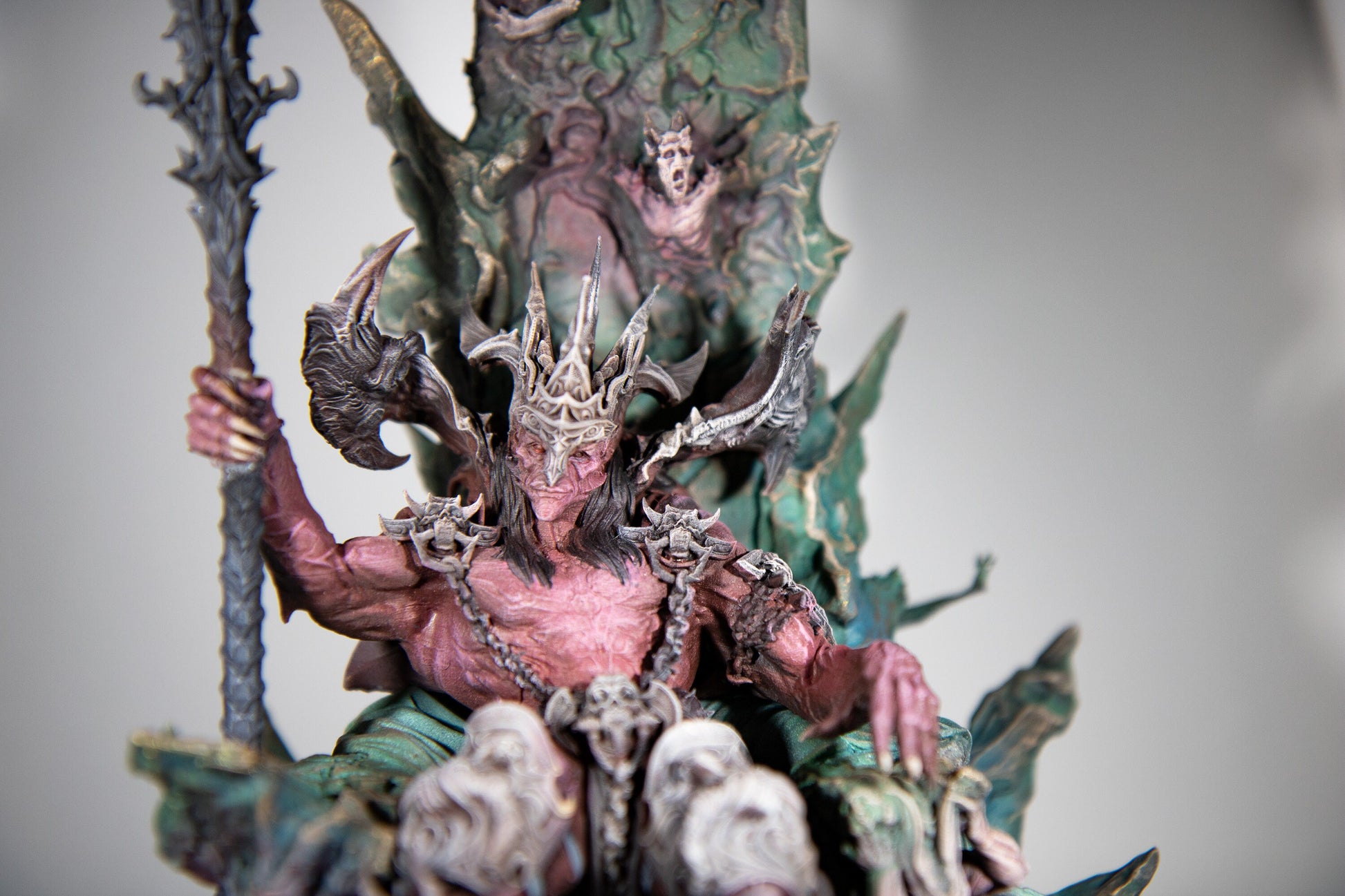 Asmodeus, Devil King Painted Model - Archvillain Games Printed Miniature | Dungeons & Dragons | Pathfinder | Tabletop