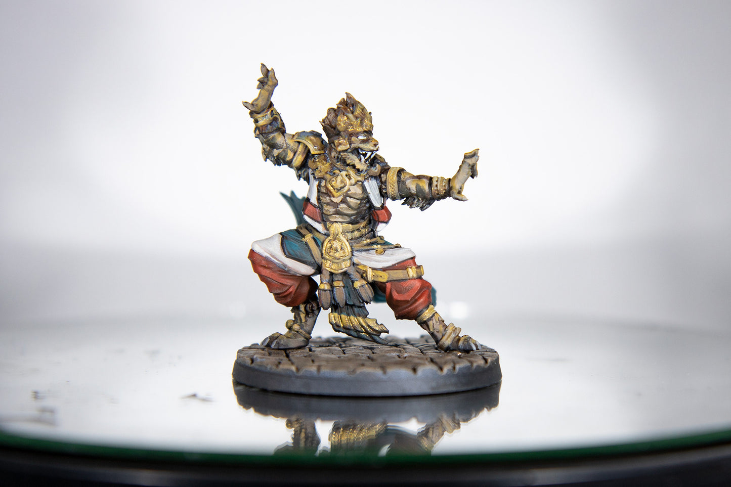 Rakshasa Painted Model - Cast n Play Printed Miniature | Dungeons & Dragons | Pathfinder | Tabletop