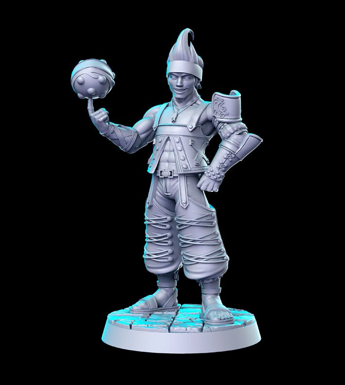 Wakka - RN Estudio Printed Miniature | Dungeons & Dragons | Pathfinder | Tabletop