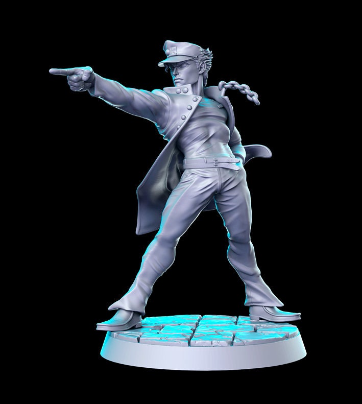 Jotaro - RN Estudio Printed Miniature | Dungeons & Dragons | Pathfinder | Tabletop