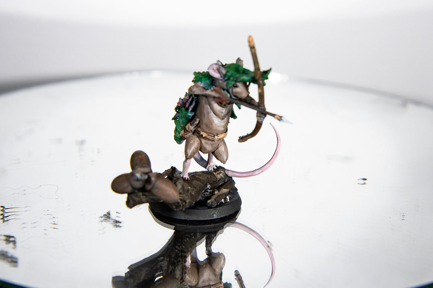 Mouse Archer Painted Model - Lord of the Print Miniature | Dungeons & Dragons | Pathfinder | Tabletop