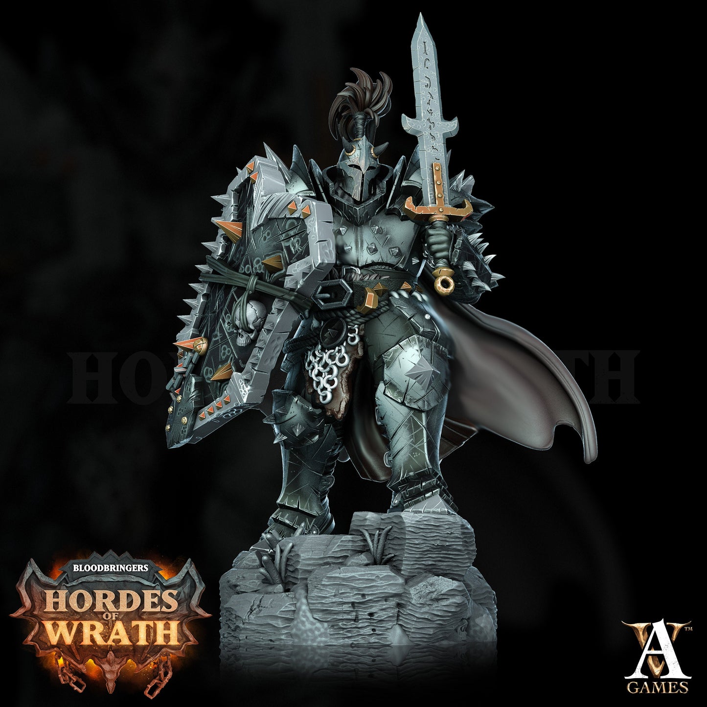 Gorkal Wrathenites - Archvillain Games Printed Miniature | Dungeons & Dragons | Pathfinder | Tabletop