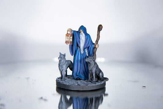 The Hermit Painted Model - Great Grimoire Printed Miniature | Dungeons & Dragons | Pathfinder | Tabletop