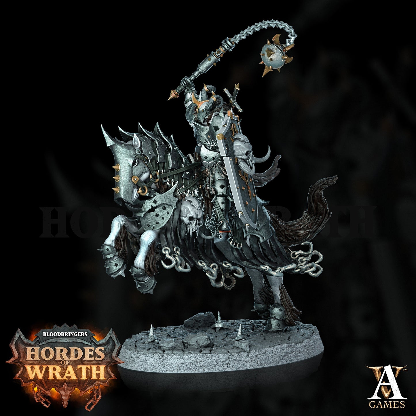 Herald of Wrath - Archvillain Games Printed Miniature | Dungeons & Dragons | Pathfinder | Tabletop