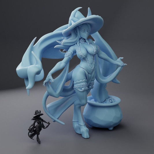 Alytress Witch - Twin Goddess Minis | Dungeons & Dragons | Pathfinder | Tabletop