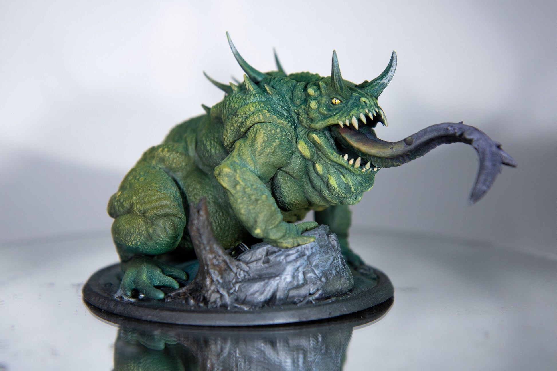 Giant Toad Painted Model - Lord of the Print Miniature | Dungeons & Dragons | Pathfinder | Tabletop