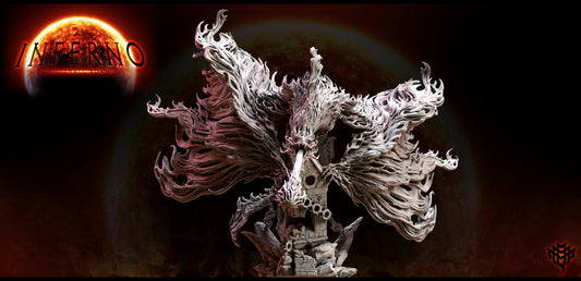 Everburn Serpent - Mini Monster Mayhem Printed Miniature | Dungeons & Dragons | Pathfinder | Tabletop
